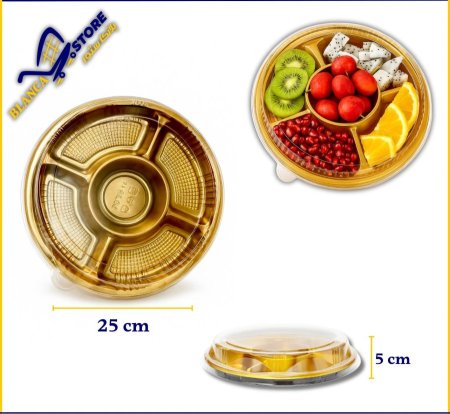 علبة مذهب دائري مقطع
